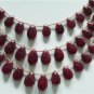 Natural Cabochon Ruby Gemstone Necklace briolette rare