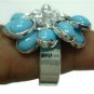 10.20Gm Handcrafted Turquoise Gemstone & Silver Ring