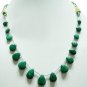 Designer colombian Emerald Gemstone briolette Necklace