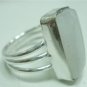 6.05gms Handcrafted Agate Gemstone & Silver Ring