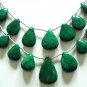 stunning Natural Emerald Gemstone briolette Necklace !