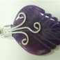 13.0Gms Handcrafted amethyst Gemstone & Silver pendant