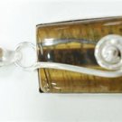 9.53gms stunning Tiger'Eyes gemstone silver  Pendant
