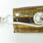 9.53gms stunning Tiger'Eyes gemstone silver Pendant