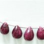 Handmade Natural Cabochone Red Ruby Briolette Necklace