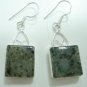 7.91Gms Handcrafted Agate Gemstone & Silver Earring