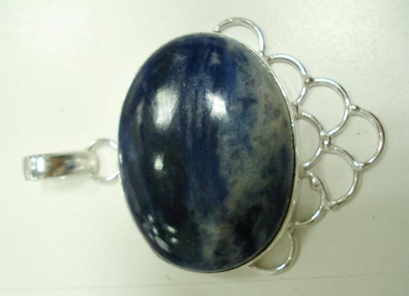 18.34Gms Handcrafted Agate Gemstone & Silver Ring