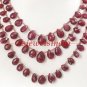 Stunning Natural red ruby gemstone Necklace