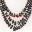 designer natural sapphire gemstone drop necklace