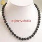 Handcrafted natural black onyx gemstone neckalce