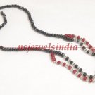 Handmade natural sapphire & ruby gemstone Necklace