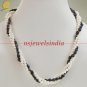 stunning Natural pearl & labradorite gemstone necklace