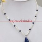 stunning natural fresh water pearl gemstone neckalce