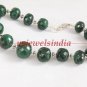Handcrafted natural green emerald gemstone bracelet