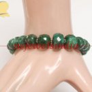 Handmade Natural Emerald beads gemstone Bracelet