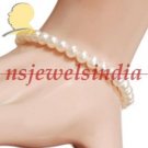 stunning natural fresh water pearl gemstone bracelet