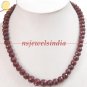 Magnificent natural ruby beads gemstone necklace