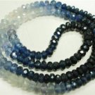 A++fine Natural Sapphire shaded Beaded gemstone strand
