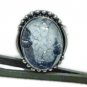 7.28gms Stunning designer natural gemstone silver ring