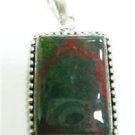 17.16gms Handcrafted agate gemstone silver pendant