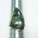 6.93gms Handcrafted natural agate gemstone silver ring
