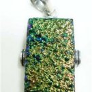12.91gms Designer natural gemstone silver pendant