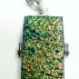 12.91gms Designer natural gemstone silver pendant