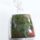 13.28gm Handmade naturale agate gemstone silver pendant