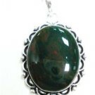 13.50gms Handmade agate gemstone silver pendant