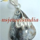 14.90gms Designer natural agate gemstone silver pendant