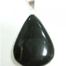 17.06gms Handcrafted onyx gemstone silver pendant