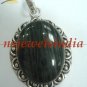 16.21gms Handcrafted agate gemstone silver pendant