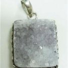 21.34gm Designer natural gemstone silver pendant