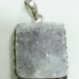 21.34gm Designer natural gemstone silver pendant