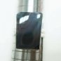 8.58gms Handcrafted natural onyx gemstone silver ring