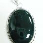 20.65gms Handmade natural onyx gemstone silver pendant