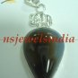 20.59gms Handmade natural onyx gemstone silver pendant