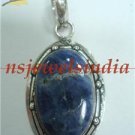 10.85gms Handmade agate gemstone & silver pendant