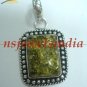 9.39gms Magnificent natural gemstone & silver pendant