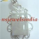 10.87gms Magnificent natural gemstone & silver pendant