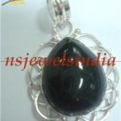 10.93gms Magnificent sun gemstone & silver pendant