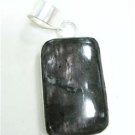 9.66gms Handcrafted natural gemstone silver pendant