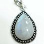9.98gm Handcrafted Natural gemstone silver pendant