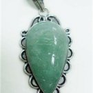 15.11gms Handcrafted onyx gemstone silver pendant