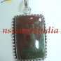 20.00gms Designer Natural agate gemstone silver pendant