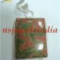 16.77gms Handmade natural agate gemstone silver pendant