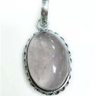 11.80gm Designer natural quartz gemstone silver pendant