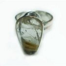 5.73gms Designer natural onyx gemstone silver ring