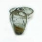 5.73gms Designer natural onyx gemstone silver ring