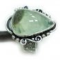 7.53gm Natural Flourite color onyx gemstone silver ring